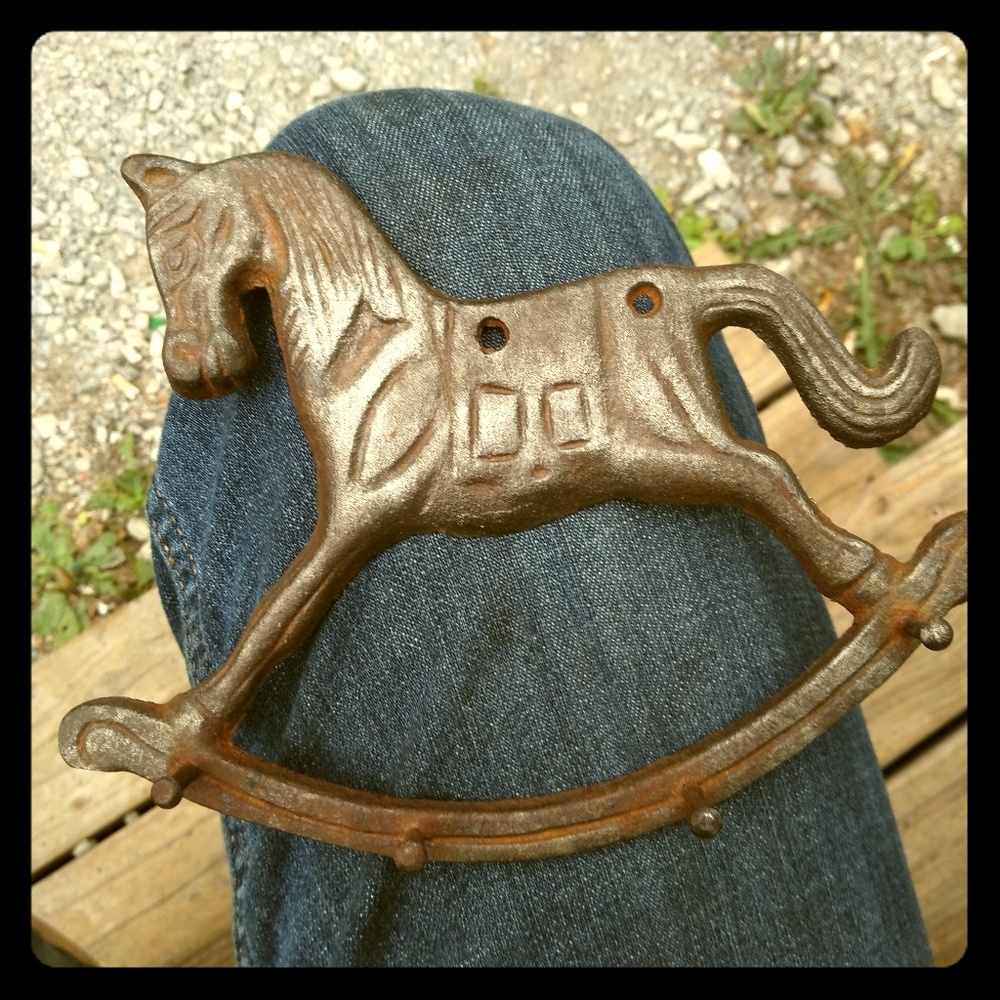 Vintage cast iron  key holder